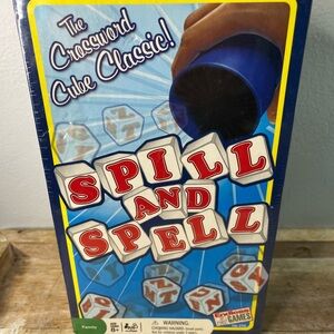 2010 Spill and Spell Game Endless Games Crossword Cube Classic BRAND NEW SEALED